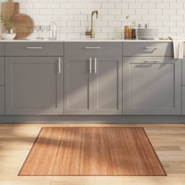 Rug Square Natural100x100 cm Bamboo