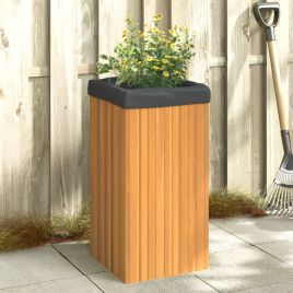 Garden Planter 45x45x90 cm Solid Wood Acacia