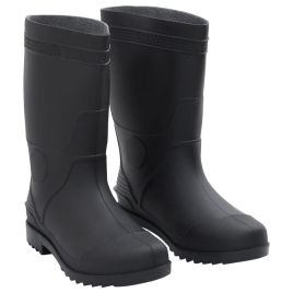 Rain Boots Black Size 42 PVC - vid-137609