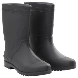 Rain Boots Black Size 44 PVC - vid-137611