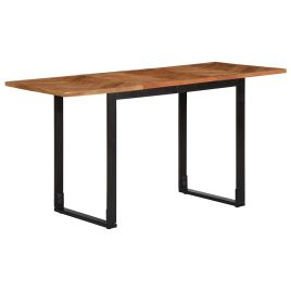 Dining Table 140x70x75 cm Solid Wood Acacia
