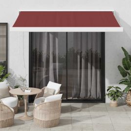 Automatic Retractable Awning Burgundy 300x250 cm - vid-3215323