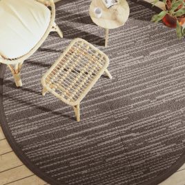 Outdoor Carpet ARAKIL Brown 200 cm PP - vid-368488