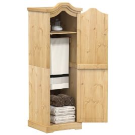 Wardrobe Corona 55x52x170 cm Solid Wood Pine - vid-4002764