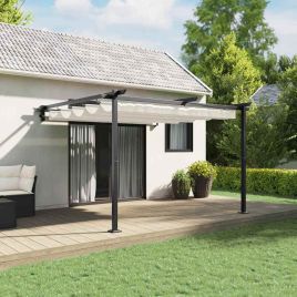 LUWOD Gazebo 300x300x200 cm Polyester - Cream