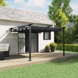 LUWOD Gazebo Anthracite 300x300x200 cm Polyester