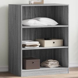 Wardrobe Grey Sonoma 77x48x102 cm Engineered Wood - vid-840826