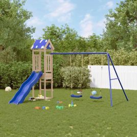 MOAMERE Outdoor Playset Solid Wood - Pine