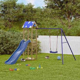 CAOMERE Outdoor Playset Impregnated Wood - Pine