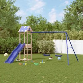 CAOMERE Outdoor Playset Solid Wood - Pine