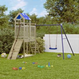 CAOMERE Outdoor Playset Impregnated Wood - Pine