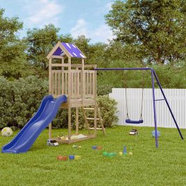 CAOMERE Outdoor Playset Impregnated Wood - Pine