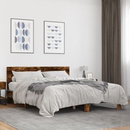 Bedframe Smoked Oak 150x200cm King Size