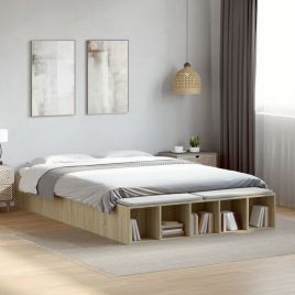 Bedframe Sonoma Oak 160x200cm
