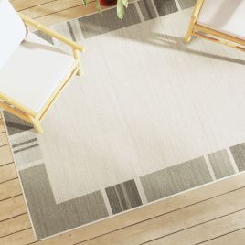 Indoor & Outdoor Rug Short Pile Multicolour 160x230 cm Anti Slip - vid-4007213