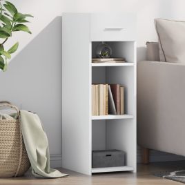 Sideboard White 30x42.5x93 cm Engineered Wood - vid-846306