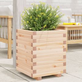 Garden Planter 40x40x49.5 cm Solid Wood Pine