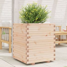 Garden Planter 60x60x72 cm Solid Wood Pine