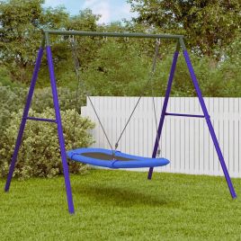 Outdoor Swing Set with Nest Swing