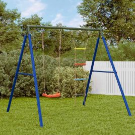 Outdoor Swing Set with Swing and Ladder