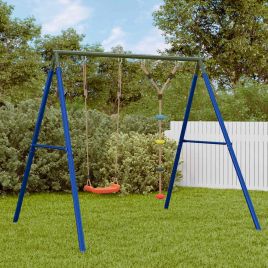 Outdoor Swing Set with Swing and Disc Swing