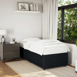 Bedframe Black Single Velvet