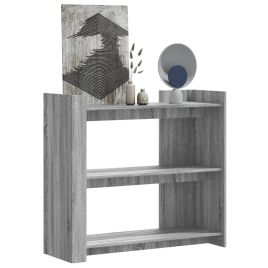 Console Table Grey Sonoma 100x35x90 cm Engineered Wood - vid-848477