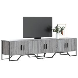 TV Cabinet Grey Sonoma 180x34x41 cm Engineered Wood - vid-848592