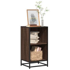 Book Cabinet Brown Oak 40x35x76 cm Engineered Wood