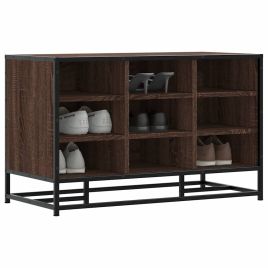 TUMANIA Medium Shoe Bench Brown Oak