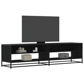 TV Cabinet Black 180.5x40x46 cm Engineered Wood
