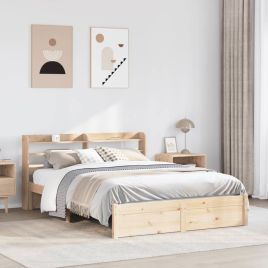 Bedframe with Headboard 140x190cm