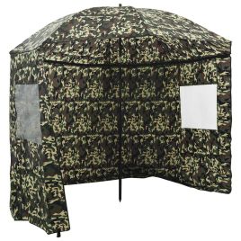 BRLRIDG Fishing Umbrella Camouflage 220x193 cm Oxford Polyester