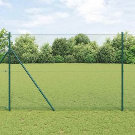Hexagon Fence Green 1.6x10 m Steel