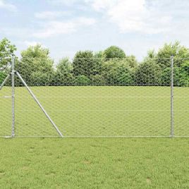 Hexagon Fence 1x50 m Galvanised Steel