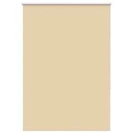 Roller Blind Blackout Beige 90x150 cm Fabric Width 85.7 cm Polyester