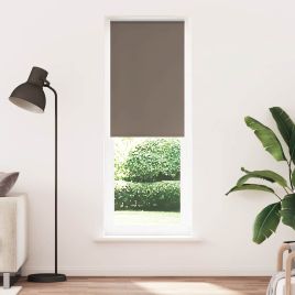 Roller Blind Blackout Coffee 85x210 cm Fabric Width 80.7 cm Polyester