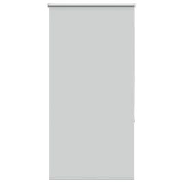 Roller Blind Blackout Light Grey 90x130 cm Fabric Width 85.7 cm Polyester