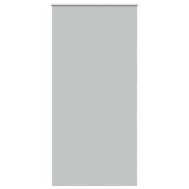 Roller Blind Blackout Light Grey 100x210 cm Fabric Width 95.7 cm Polyester