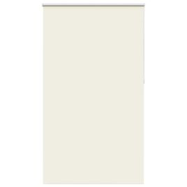 Roller Blind Blackout Off White 130x210 cm Fabric Width 126.6 cm Polyester