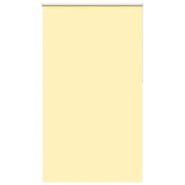 Roller Blind Blackout Yellow 140x210 cm Fabric Width 136.6 cm Polyester