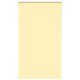 Roller Blind Blackout Yellow 125x230 cm Fabric Width 121.6 cm Polyester