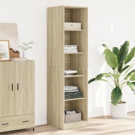 Wardrobe Sonoma Oak 50x50x200 cm Engineered Wood - vid-3307713