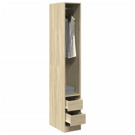 Wardrobe Sonoma Oak 30x50x200 cm Engineered Wood - vid-3307740