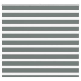 Zebra Blind Dark Grey 165x100 cm Fabric Width 160.9 cm Polyester