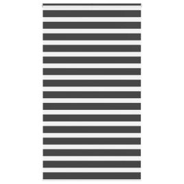 Zebra Blind Black 130x200 cm Fabric Width 125.9 cm Polyester
