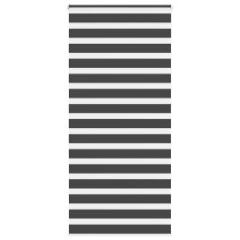 Zebra Blind Black 115x230 cm Fabric Width 110.9 cm Polyester