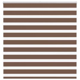 Zebra Blind Brown 150x100 cm Fabric Width 145.9 cm Polyester