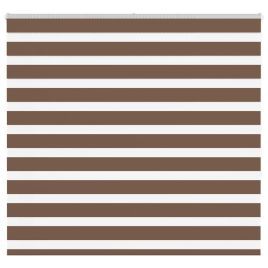 Zebra Blind Brown 160x150 cm Fabric Width 155.9 cm Polyester