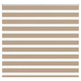 Zebra Blind Sand Brown 155x150 cm Fabric Width 150.9 cm Polyester